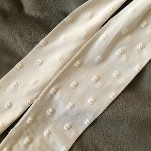 Chanel CC Logo Runway Tights